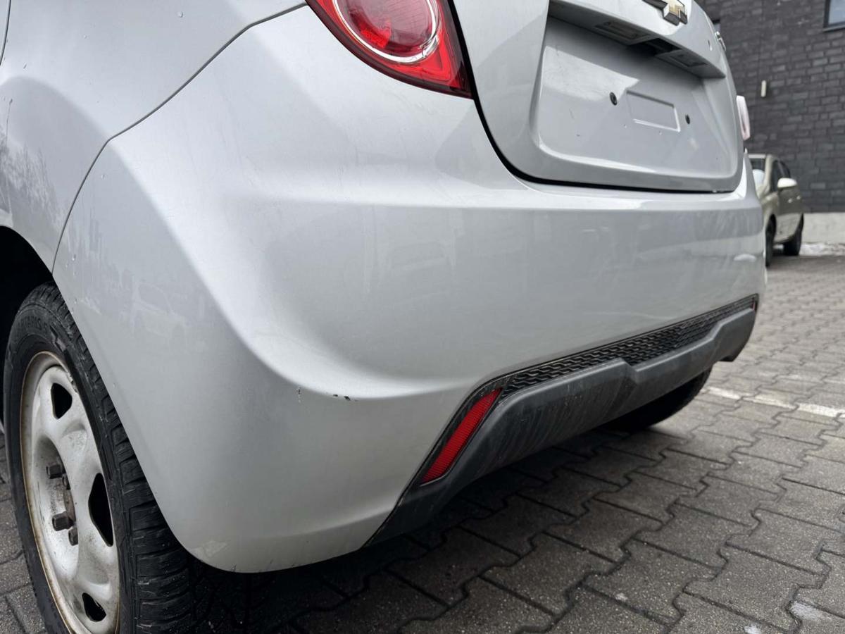 Chevrolet Spark original Sto&szlig;stange Stossf&auml;nger hinten GAN Ice Silver Met Bj.2013